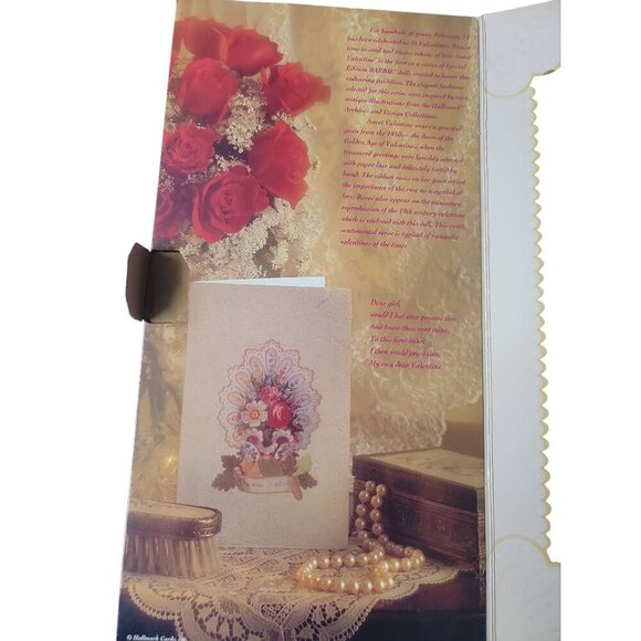 1995 Sweet Valentine Barbie Doll 14880 Mattel Hallmark Special Edition New W/Box - Picture 5 of 5